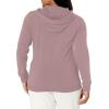 imageadidas Womens Essentials Logo FullZip HoodieWonder MauveWhite