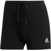 imageadidas Womens Essentials Slim 3Stripes ShortsBlackWhite