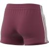 imageadidas Womens Essentials Slim 3Stripes ShortsWild PinkWhite