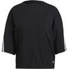 imageadidas Womens Future Icons 3Stripes TeeBlack
