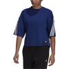 imageadidas Womens Future Icons 3Stripes TeeVictory Blue