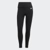 imageadidas Womens High Rise 3Stripes 78 TightsBlackWhite