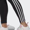 imageadidas Womens High Rise 3Stripes 78 TightsBlackWhite