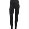 imageadidas Womens High Rise 3Stripes 78 TightsBlackWhite