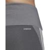imageadidas Womens High Rise 3Stripes 78 TightsDark Grey HeatherWhite