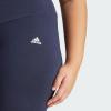 imageadidas Womens High Rise 3Stripes 78 TightsLegend InkWhite