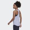 imageadidas Womens Linear Logo Crew Neck TankViolet ToneWhite