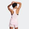 imageadidas Womens Loungewear Essentials Loose Logo Tank TopClear PinkWhite