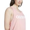 imageadidas Womens Loungewear Essentials Loose Logo Tank TopSemi Pink Spark