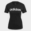 imageadidas Womens Loungewear Essentials Slim Logo TeeBlackWhite