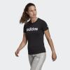 imageadidas Womens Loungewear Essentials Slim Logo TeeBlackWhite