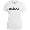 imageadidas Womens Loungewear Essentials Slim Logo TeeWhiteBlack