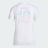 imageadidas Womens Messi Generic Short Sleeve TShirtWhite