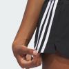 imageadidas Womens Pacer 3Stripes Woven ShortsCore BlackCore White