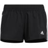 imageadidas Womens Pacer 3Stripes Woven ShortsCore BlackCore White