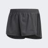 imageadidas Womens Pacer 3Stripes Woven ShortsGreyBlack