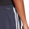 imageadidas Womens Pacer 3Stripes Woven ShortsInkWhite