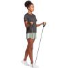 imageadidas Womens Pacer 3Stripes Woven ShortsSilver GreenWhite