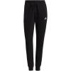 imageadidas Womens Plus Size Essentials Fleece Tapered Cuff PantsBlackWhite