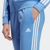 imageadidas Womens Plus Size Essentials Fleece Tapered Cuff PantsBlue FusionWhite