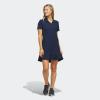 imageadidas Womens Quarter Zip Frill Golf DressCollegiate Navy