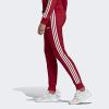imageadidas Womens Standard Essentials 3Stripes Tricot Open Hem PantsMaroonWhite
