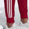 imageadidas Womens Standard Essentials 3Stripes Tricot Open Hem PantsMaroonWhite