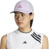 imageadidas Womens Superlite Hat Relaxedfit Adjustable Workout Sports CapIce LavenderPreloved PurpleWhite30