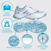 imageadidas Womens Tech Response 20 Golf ShoesWhiteSilver MetallicHazy Sky