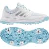 imageadidas Womens Tech Response 20 Golf ShoesWhiteSilver MetallicHazy Sky
