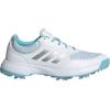 imageadidas Womens Tech Response 20 Golf ShoesWhiteSilver MetallicHazy Sky