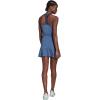 imageadidas Womens Tennis Dress AeroreadyCrew BlueAcid Yellow