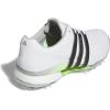 imageadidas Womens Tour360 24 Golf ShoesFootwear WhiteCore BlackGreen Spark