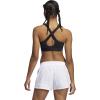 imageadidas Womens Ultimate AEROREADY Fitness Gym Training Pilates Yoga High Support Workout BraBlack