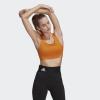 imageadidas Womens Ultimate AEROREADY Fitness Gym Training Pilates Yoga High Support Workout BraFocus OrangeHalo Blush