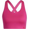 imageadidas Womens Ultimate AEROREADY Fitness Gym Training Pilates Yoga High Support Workout BraTeam Real MagentaVivid Red