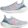 imageadidas Womens Ultraboost 21 Running ShoeHalo BlueFresh CandyHazy Blue