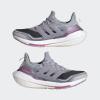 imageadidas Womens Ultraboost 21 Running ShoeHalo SilverIce PurpleRose Tone