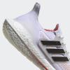 imageadidas Womens Ultraboost 21 Running ShoeWhiteBlackSolar Red