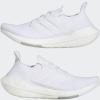 imageadidas Womens Ultraboost 21 Running ShoeWhiteWhiteGrey