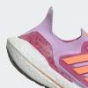 imageadidas Womens Ultraboost 22 Running ShoeBliss LilacBeam OrangePulse Magent