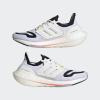 imageadidas Womens Ultraboost 22 Running ShoeCore WhiteCore WhiteSolar Red