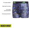 imageadidas boys Youth Performance 4pack Boxer Brief Kids Underwear Boys Athletic Fit Microfiber Boxer BriefsGalaxy Camo Blackdark BlueDark BlueBlack