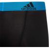 imageadidas boys Youth Performance 4pack Boxer Brief Kids Underwear Boys Athletic Fit Microfiber Boxer BriefsSolar BlueBlackGrey