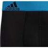 imageadidas boys Youth Performance 4pack Boxer Brief Kids Underwear Boys Athletic Fit Microfiber Boxer BriefsSolar BlueBlackGrey