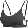 imageadidas womens All Me 3stripes BraBlackWhite
