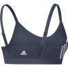 imageadidas womens All Me 3stripes BraCrew NavyWhiteWhite