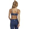 imageadidas womens All Me 3stripes BraCrew NavyWhiteWhite