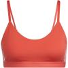 imageadidas womens All Me 3stripes BraCrew RedWhiteWhite