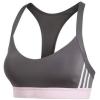 imageadidas womens All Me 3stripes BraGrey Six
